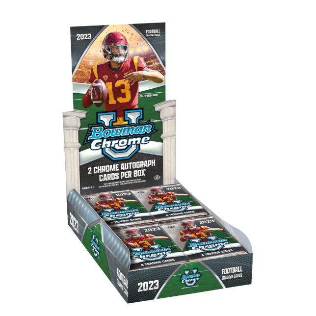 2023 Bowman Chrome University Football Hobby Box