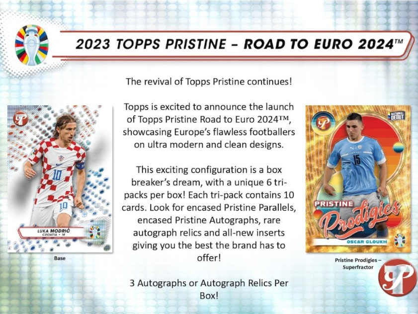 2023 Topps Pristine Road To Euro 2024 Soccer Hobby Box CardCollector2