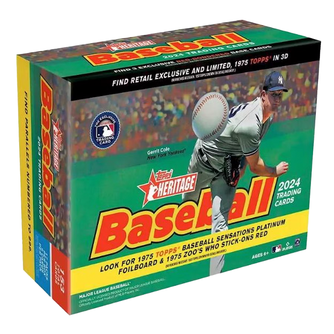 2024 Topps Heritage Baseball Mega Box CardCollector2