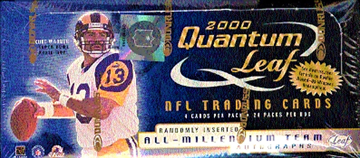 Tom Brady 2000 Quatum Leaf Rookie shops card