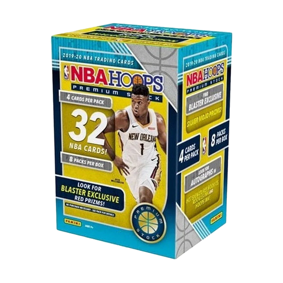 2019-20 Panini Hoops Premium Stock Basketball Blaster Box