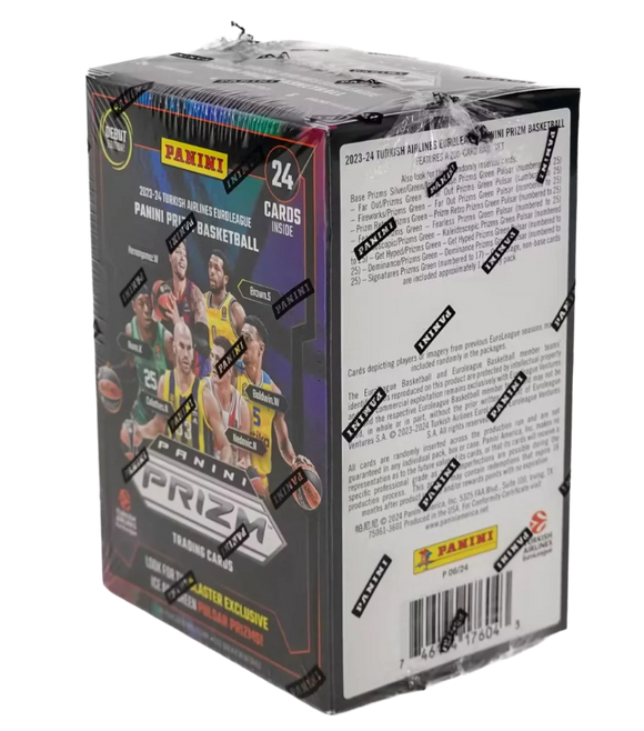 2023-24 Panini Prizm Turkish Airlines EuroLeague Basketball Blaster Box