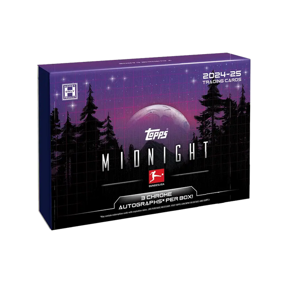 2024-25 Topps Bundesliga Midnight Soccer Hobby Box **PRESALE