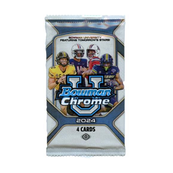 2024 Bowman University Chrome Football Hobby Pack