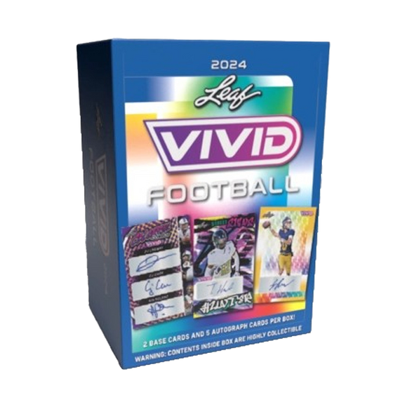 2024 Leaf Vivid Football Hobby Box