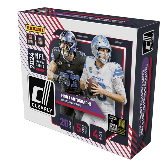 2024 Panini Clearly Donruss Football Hobby Box **PRESALE