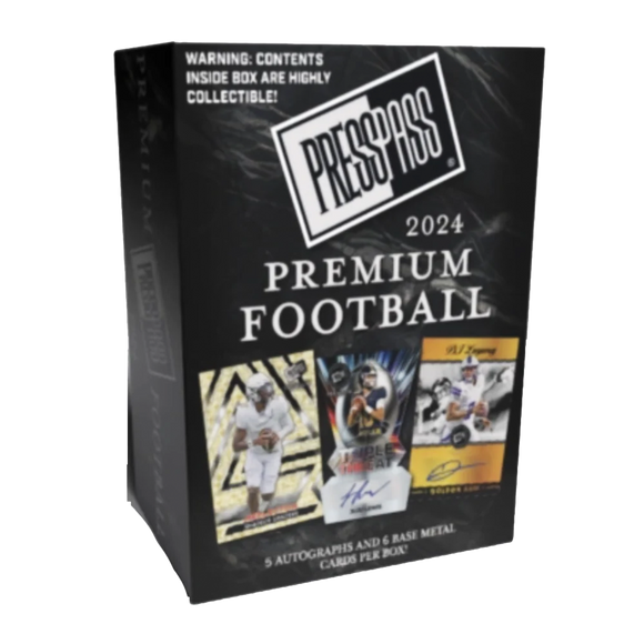 2024 Leaf Press Pass Premium Football Hobby Box