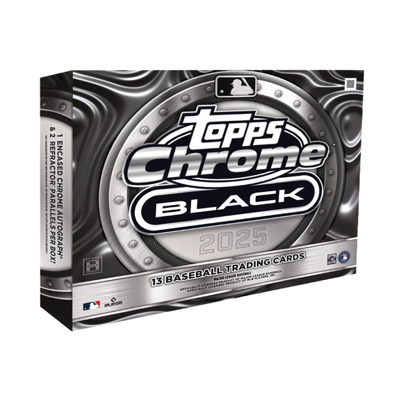 2025 Topps Chrome Black Baseball Hobby Box **PRESALE
