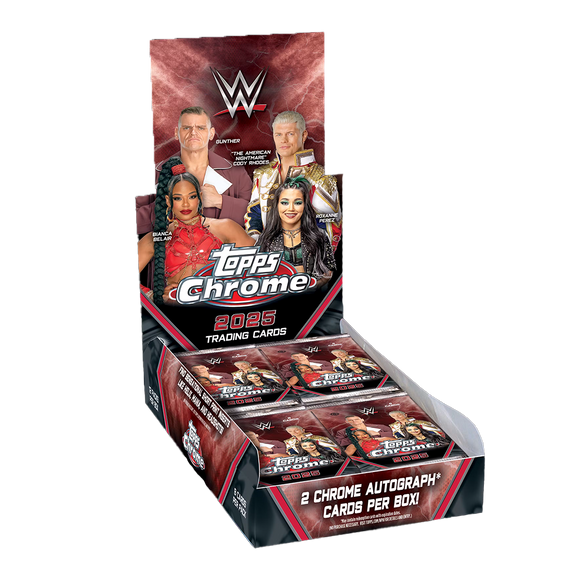 2025 Topps Chrome WWE Wrestling Hobby Box **PRESALE