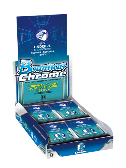 2022 Bowman Chrome Road to UEFA Under 21 European Championship Soccer Hobby Box