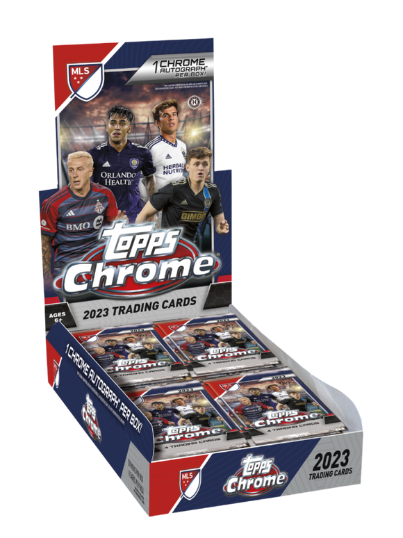 2023 Topps Chrome Major League Soccer Hobby Box