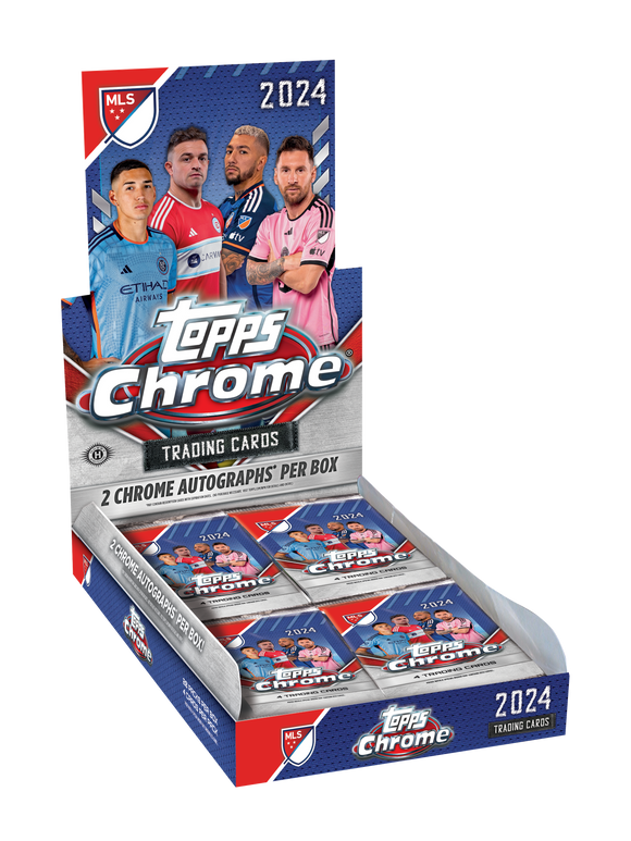 2024 Topps MLS Major League Soccer Chrome Hobby Box