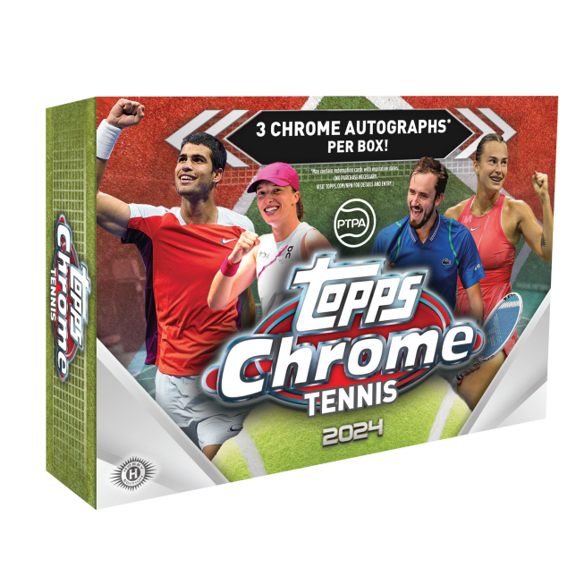 2024 Topps Chrome Tennis Breakers Delight Box CardCollector2