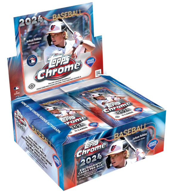 2024 Topps Chrome Update Series Baseball Jumbo Hobby Box