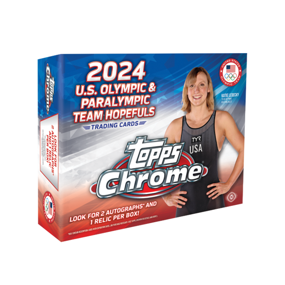 2024 Topps Chrome U.S. Olympic & Paralympic Hopefuls Hobby Box