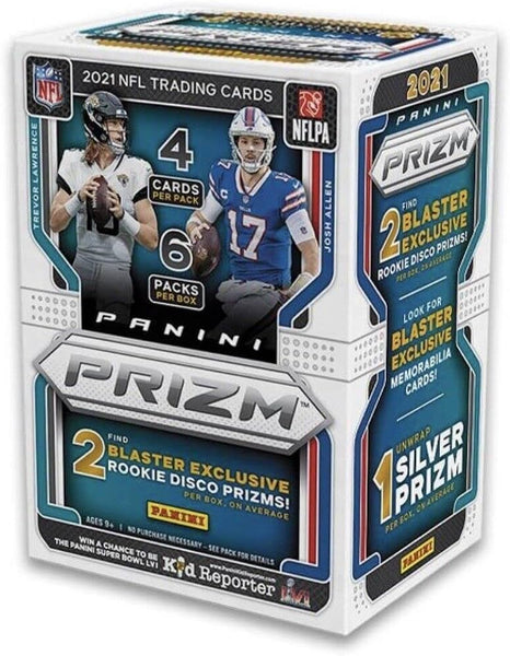 2021 NFL store Prizm Blaster Box Disco Prizms 4 Lot