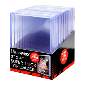 3"x 4" Clear Super Thick 260PT Toploaders (10ct)