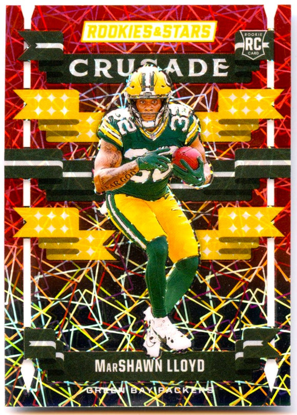 Marshawn Lloyd RC 2024 Panini Rookies & Stars Longevity Crusade Rookie