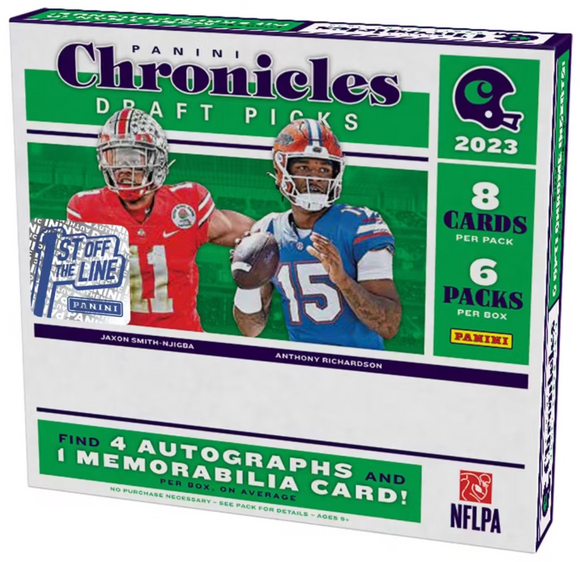 2022 Panini Chronicles Draft Picks FOTL Football Hobby Box. Purdy Pickett  