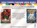 2024 Topps Chrome UEFA Euro Soccer Hobby Box