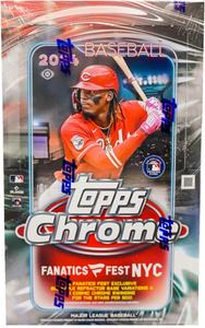 2024 Topps Chrome Baseball Fanatics Fest NYC Exclusive Hobby Box