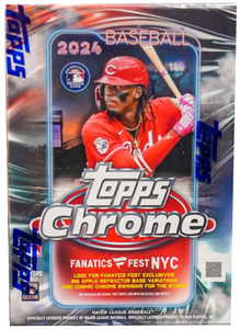 2024 Topps Chrome Baseball Fanatics Fest NYC Exclusive Blaster Box