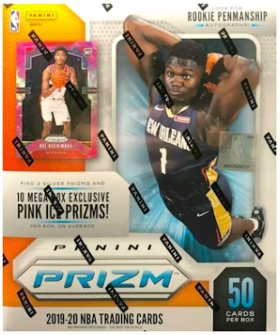 2019-20 Panini Prizm Basketball Mega Box 50ct