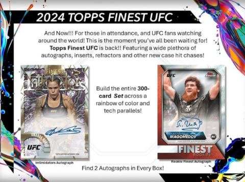 2024 Topps Finest UFC Hobby Box **PRESALE