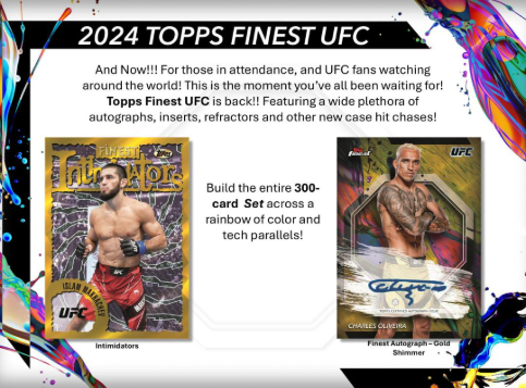 2024 Topps Finest UFC Mega Box **PRESALE