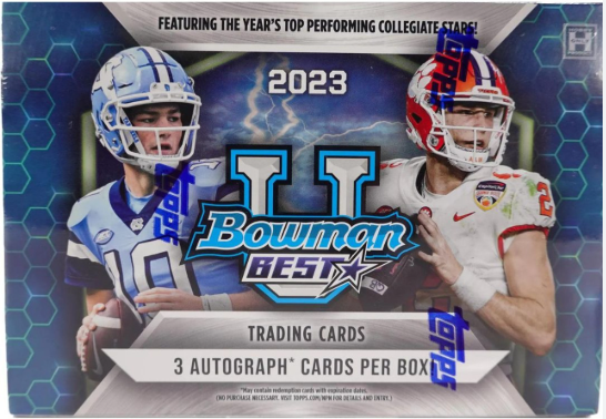 2023 Bowman University Best Football Breakers Delight Box