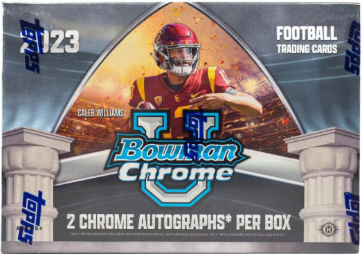 2023 Bowman Chrome University Football Breaker's Delight Box