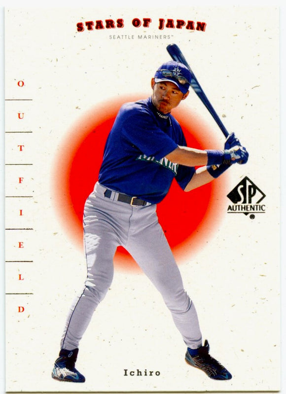 Ichiro Hideki Irabu 2001 UD Sp Authentic Stars Of Japan