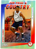 Stephen Curry 2024 Topps Chrome Olympics For Pride & Country