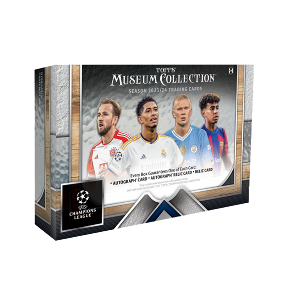 2023-24 Topps UEFA Club Competition Museum Collection Soccer Hobby Box
