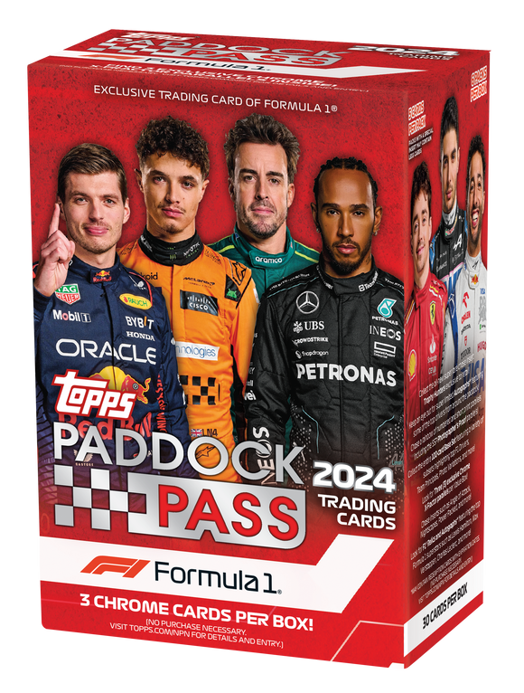 2024 Topps Paddock Pass Formula 1 Racing Blaster Box