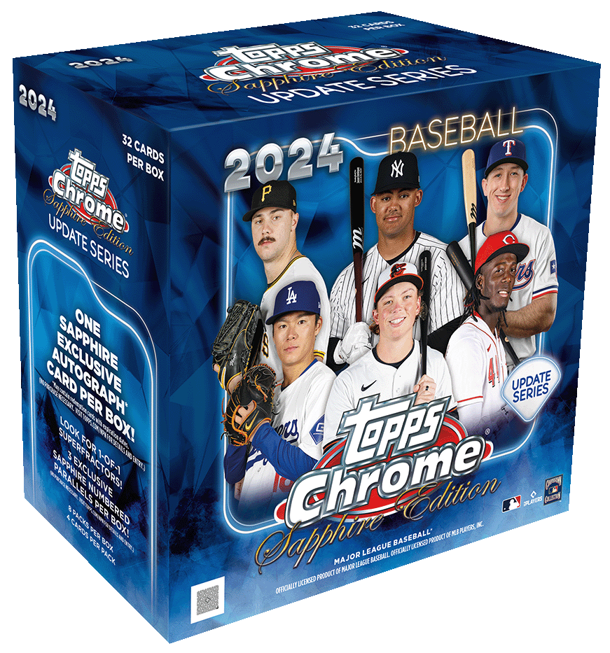 2024 Topps Chrome Baseball Update Series Sapphire Edition Box