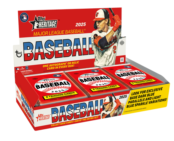2025 Topps Heritage Baseball Hobby Box **PRESALE