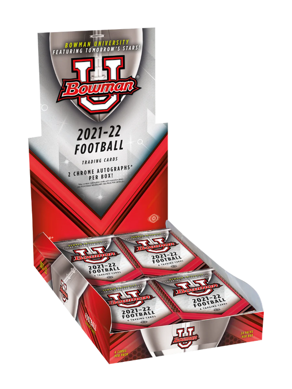 2021-22 Bowman University Football Hobby Box