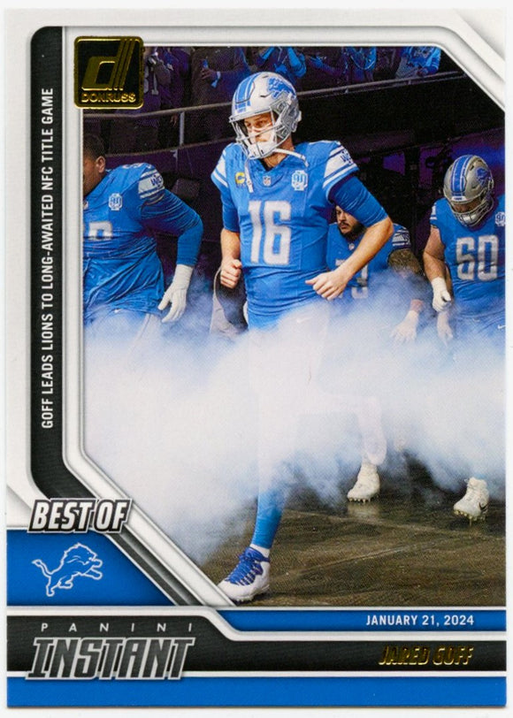 Jared Goff 2024 Donruss Best Of Panini Instant #26