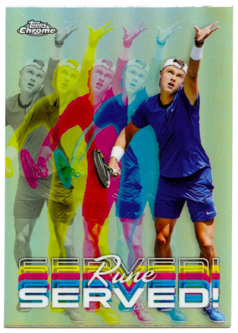 Holger Rune 2024 Topps Chrome Tennis Served! CardCollector2