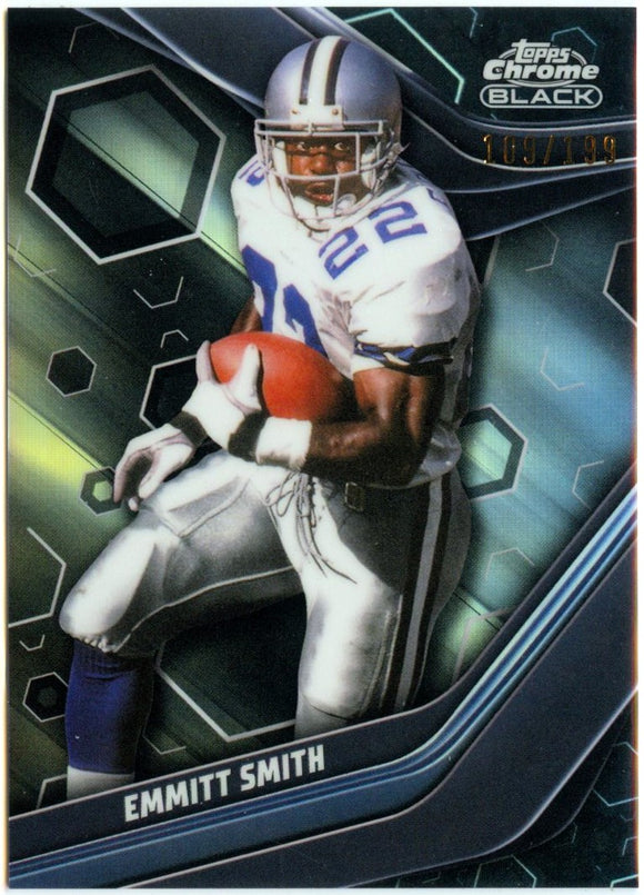 Emmitt Smith 2023 Topps Composite Chrome Black Refractor SP 109/199