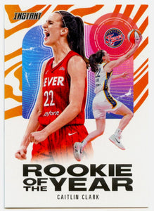 Caitlin Clark RC 2024 Panini Instant Rookie Of The Year SP /115750