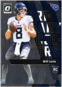 Will Levis RC 2023 Donruss Optic Primary Colors Rookie #19