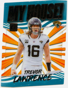 Trevor Lawrence 2021 Panini Clearly Donruss My House! Rookie