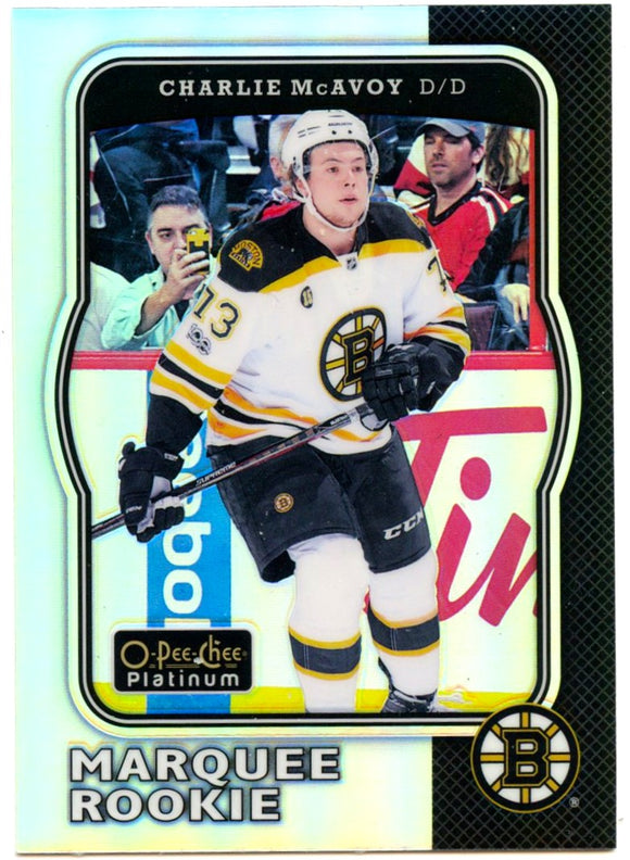 Charlie Mcavoy RC 2017-18 O-Pee-Chee Platinum Marquee Rookie