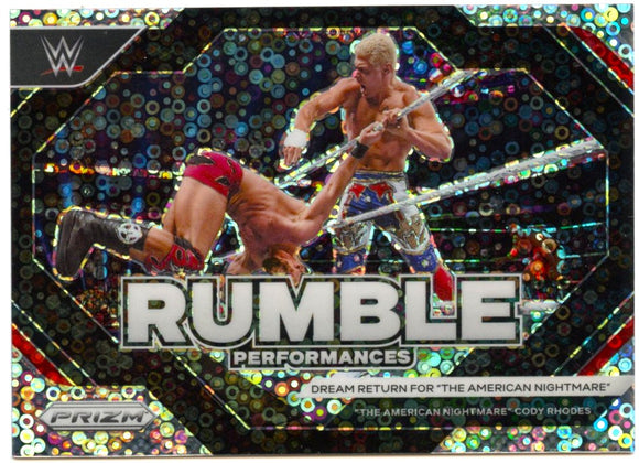 The American Nightmare Cody Rhodes 2024 Panini Prizm WWE Undercard Disco Rumble Performances #4