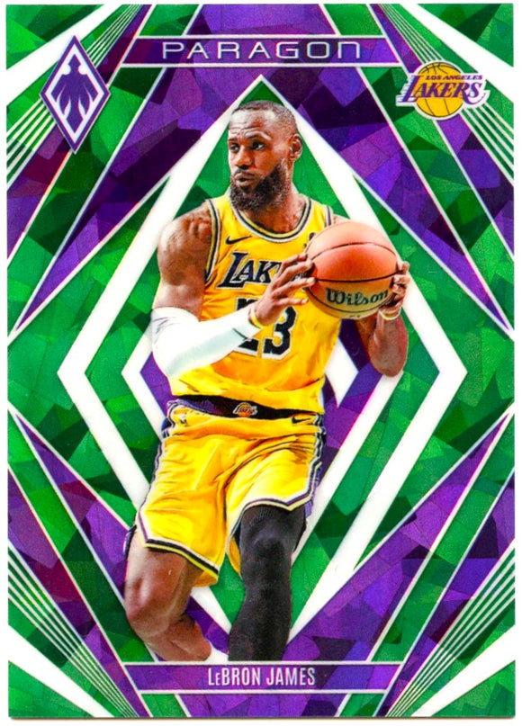 Lebron James 2023-24 Panini Phoenix Green Ice Paragon SP 148/149