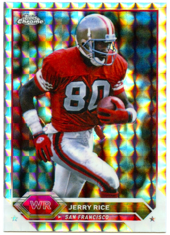 Jerry Rice 2023 Topps Composite Chrome Silver Geometric #17