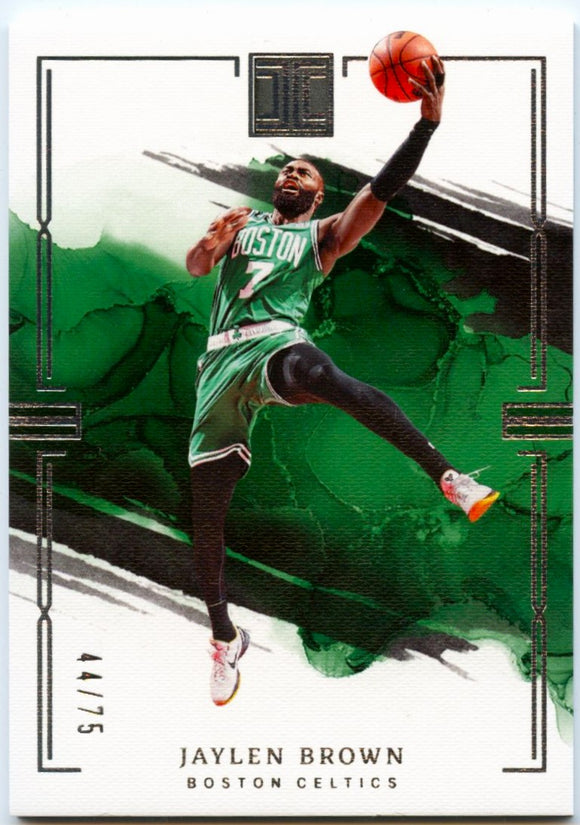 Jaylen Brown 2022-23 Impeccable Collection Silver SP 44/75