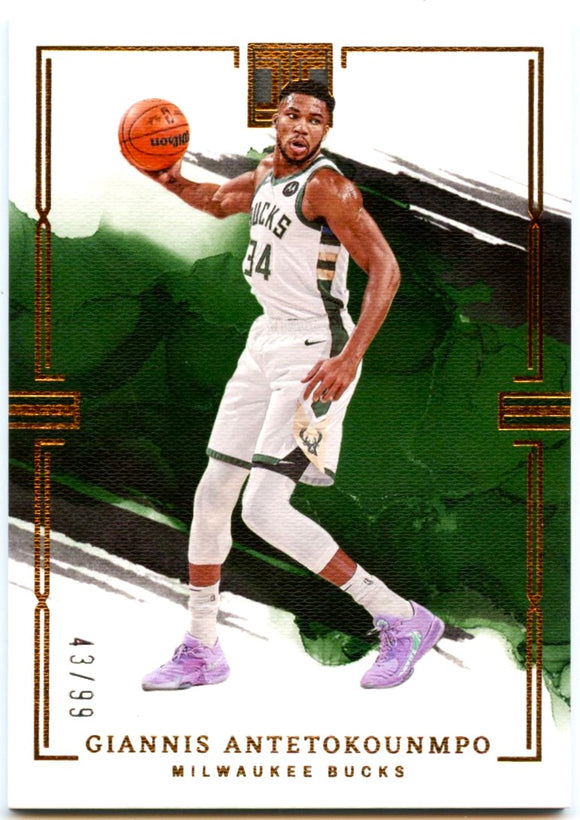 Giannis Antetokounmpo 2022-23 Impeccable Collection Bronze SP 43/99